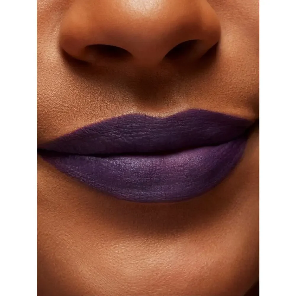 MAC Cosmetics Locked Kiss Ink Lipstick Sardonic Mid-Toned Purple Full Size BNIB